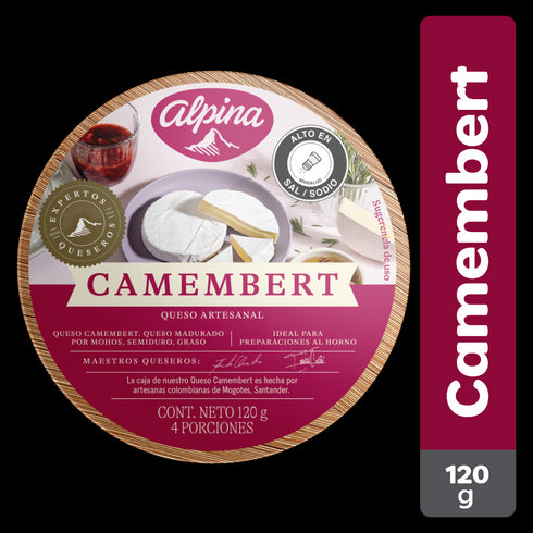 QUESO CAMMEMBERT ALPINA 120G